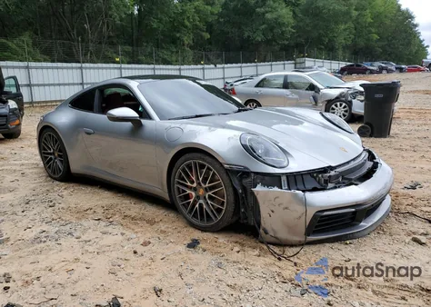 2021 Porsche 911 Carrera S из США, поврежденный, VIN WP0AB2A96MS223242